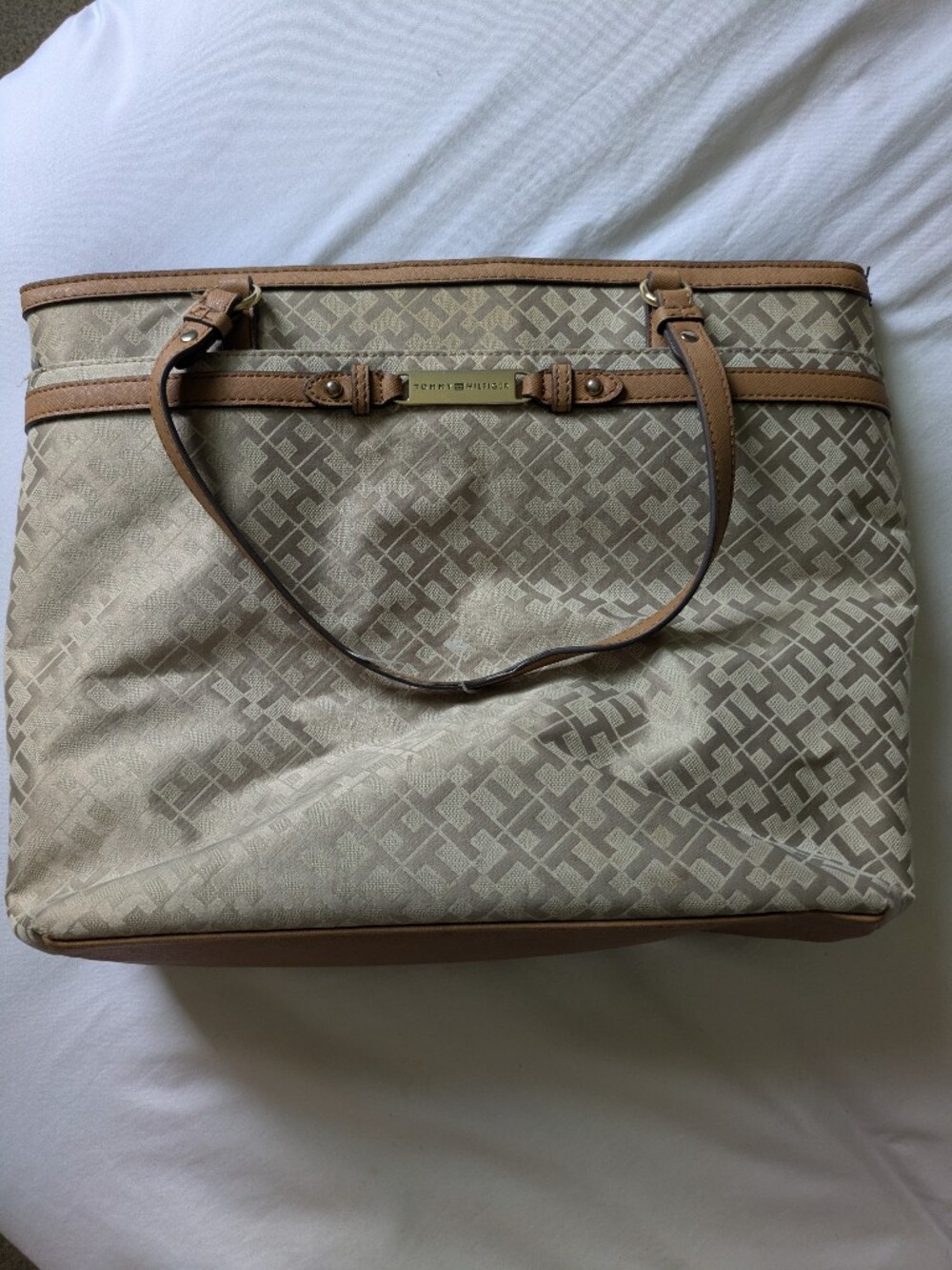 TOMMY HILFIGER Shopper Tote Tan